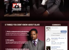 Blair Underwood for K&G: Facebook Tab